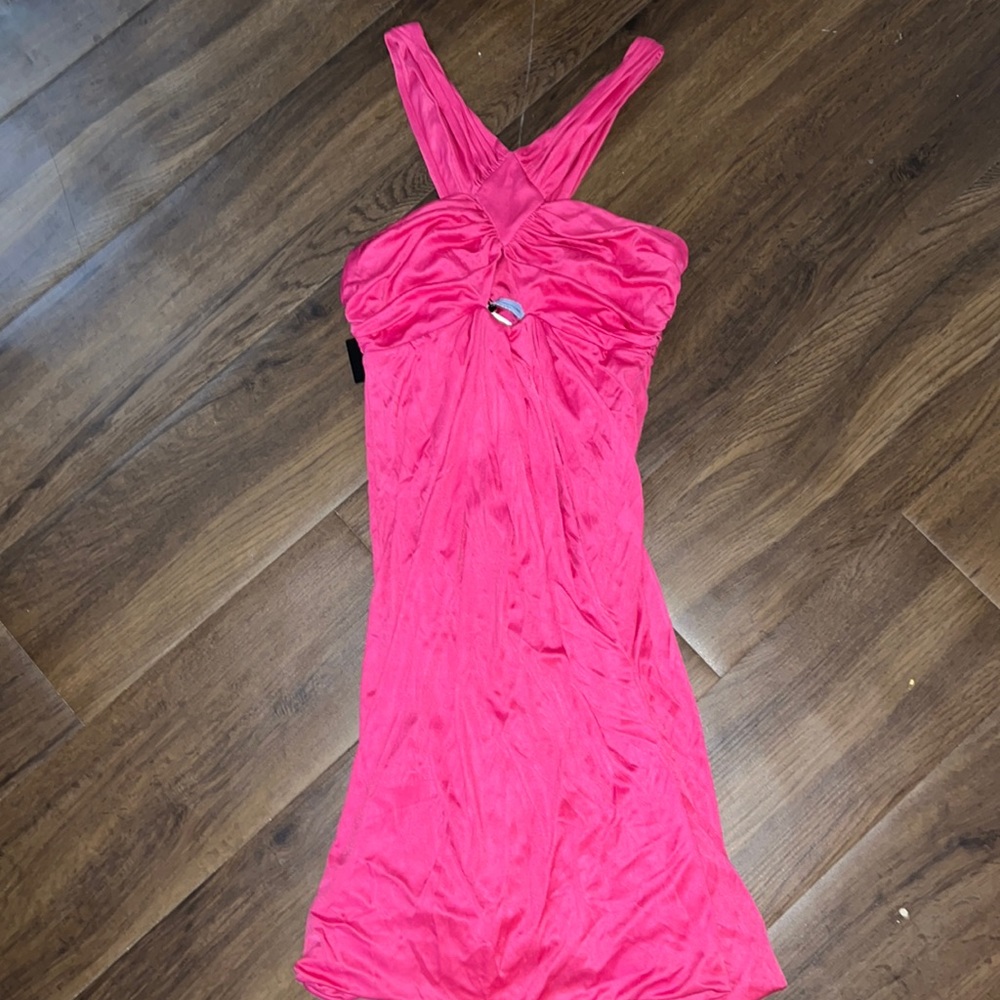 Small Blumarine pink silk dress